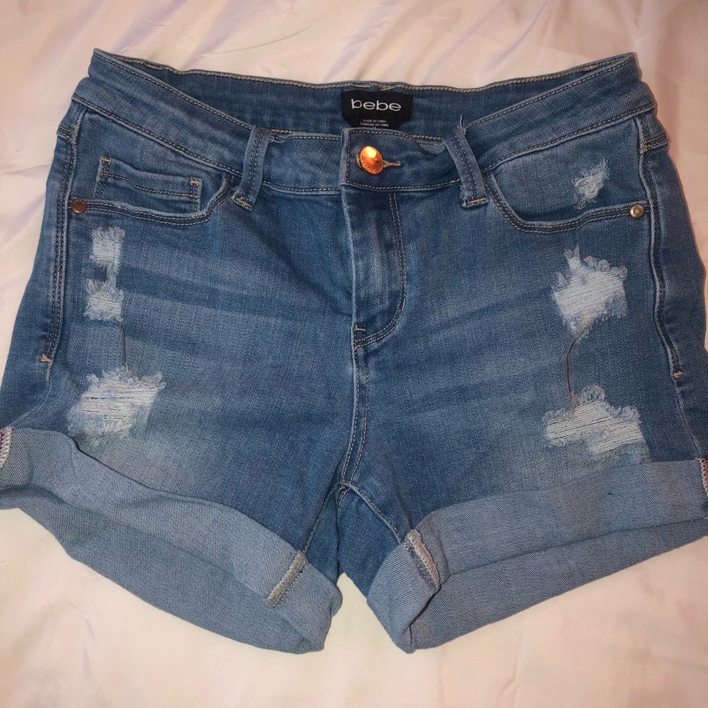 Bebe Jean shorts